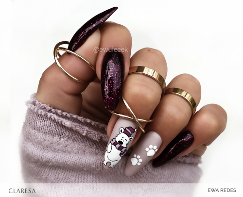 Alternative view of Claresa PURPLE 631 Gel Polish 5 ml