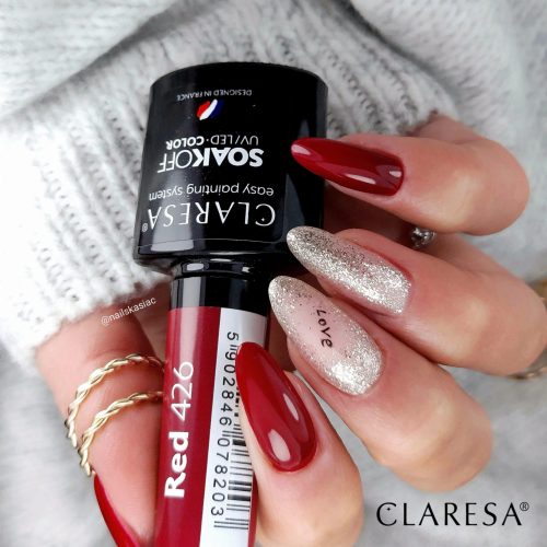 Alternative view of Claresa RED 426 Gel Polish 5 ml