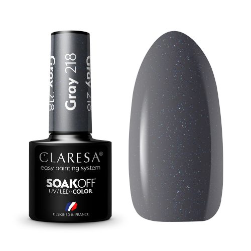 Claresa GRAY 218 Gel Polish 5 ml