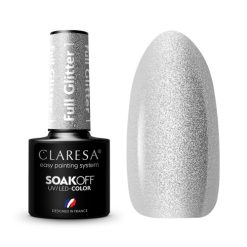 silver glitter gel nail polish