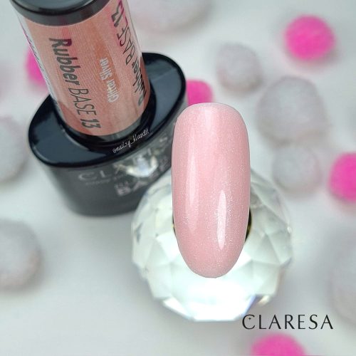 Alternative view of Claresa RUBBER BASE 13 (glitter silver) 5g
