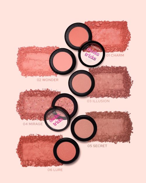 Alternative view of Claresa CHEEKS TRICKS 03 ILLUSION (pink) 3.5g