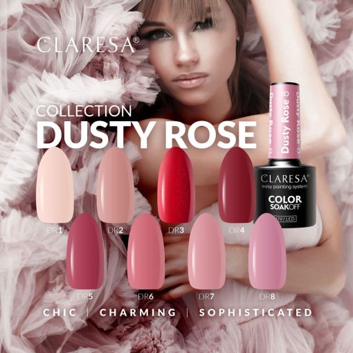 Claresa DUSTY ROSE 6 Gel Polish 5 g - Image 5