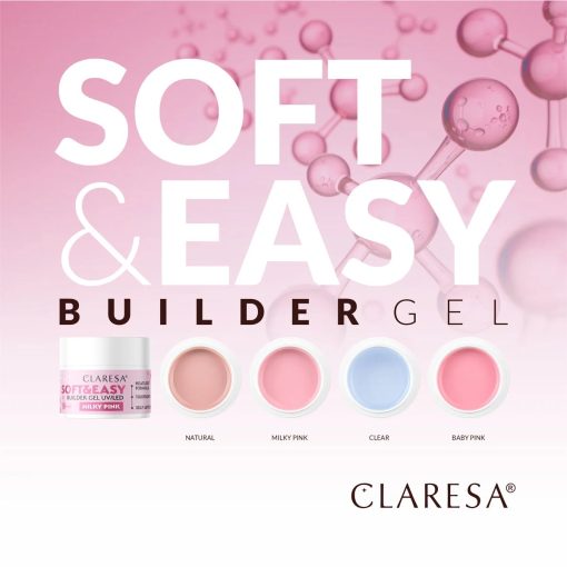 Claresa SOFT&EASY Builder Gel CLEAR 90g - Image 4