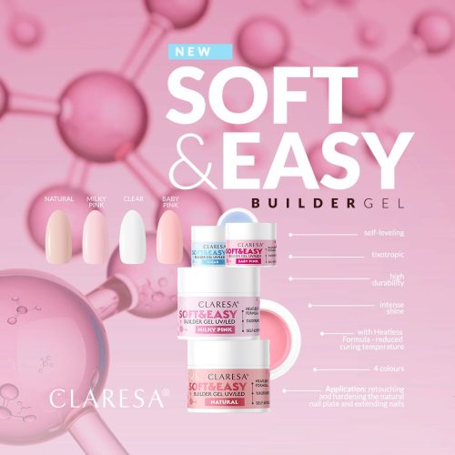 Alternative view of Claresa SOFT&EASY Builder Gel CLEAR 45g
