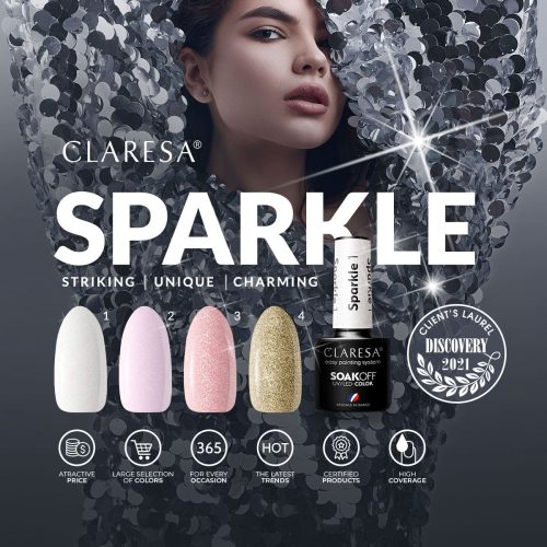 Alternative view of Claresa SPARKLE Collection 4 x 5 g