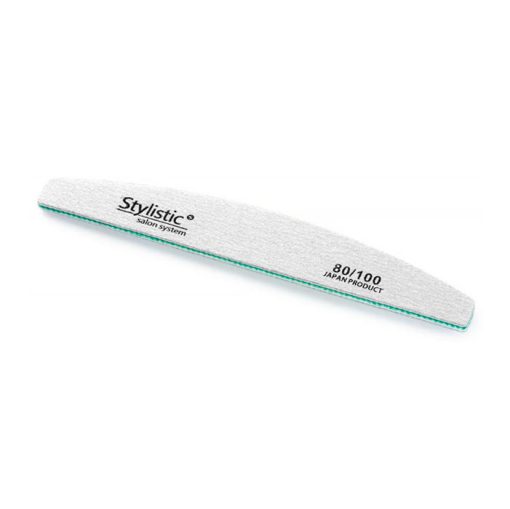 Stylistic NAIL FILE Half Moon 80/100