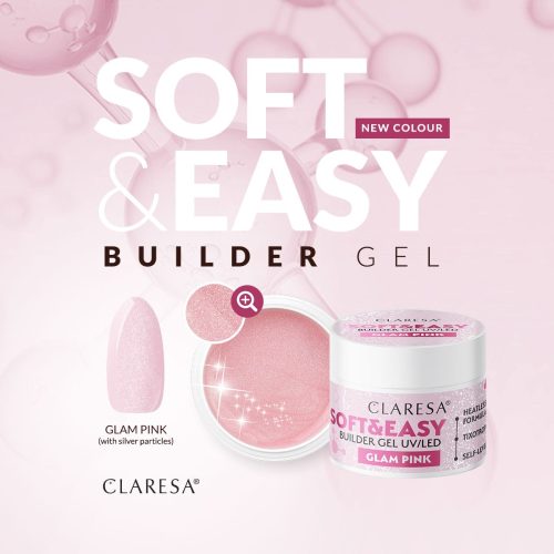 Alternative view of Claresa SOFT&EASY Builder Gel GLAM PINK 12g