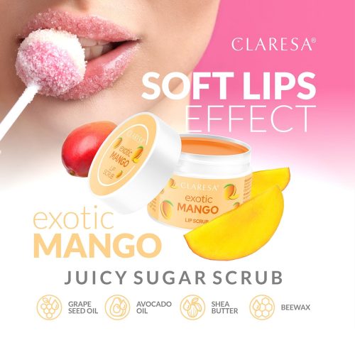 Alternative view of Claresa Saucy Lips Scrub EXOTIC MANGO 15g