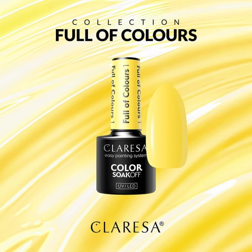 Claresa FULL OF COLOURS 1 Gel Nail Polish 5 g - Image 4