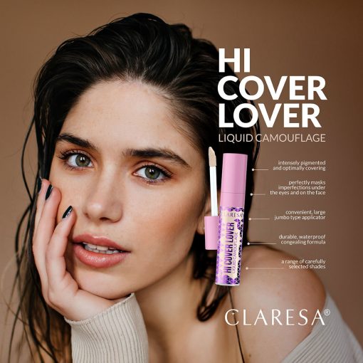 Claresa HI COVER LOVER Liquid Camouflage 21 Lightest 8 g - Image 2
