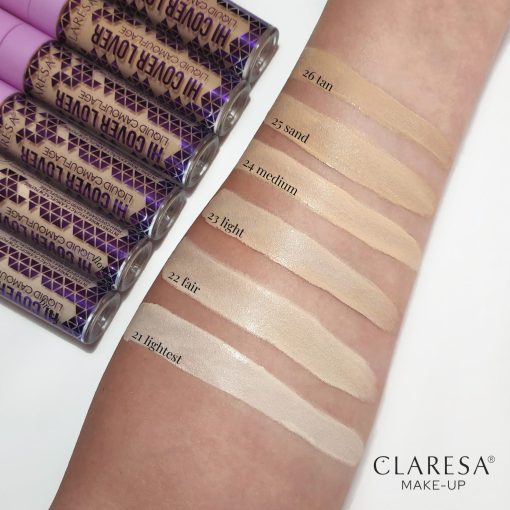Claresa HI COVER LOVER Liquid Camouflage 21 Lightest 8 g - Image 3