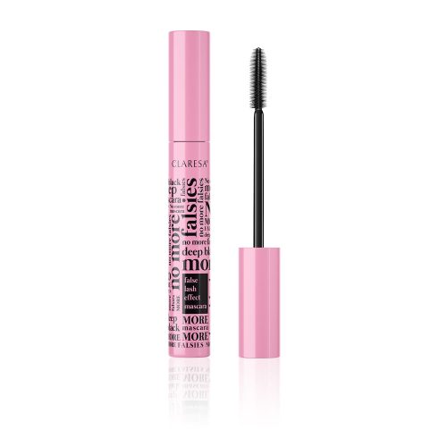 Claresa NO MORE FALSIES DEEP BLACK Thickening Mascara with False Eyelashes Effect 10 g