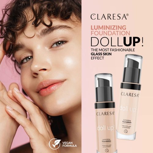 Alternative view of CLARESA Luminazing Foundation DOLL UP! 01 FAIR-LIGHT 34 g