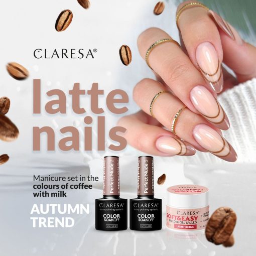 Claresa LATTE NAILS Gel Nail Polish Set