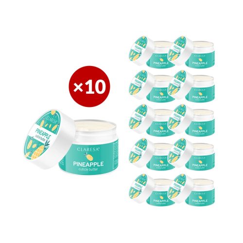 Claresa Cuticle Butter PINEAPPLE 10 x 13g
