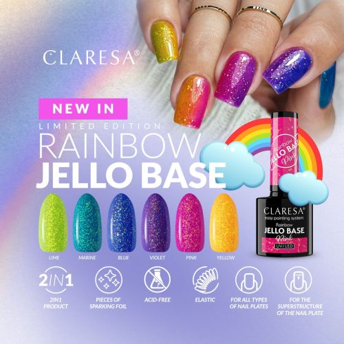 Alternative view of Claresa Rainbow Jello Base BLUE 5g