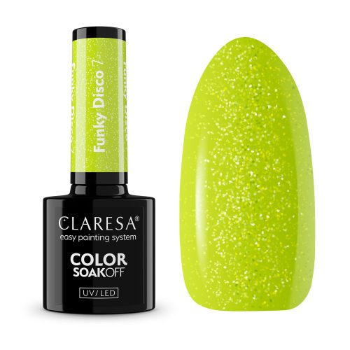 Claresa FUNKY DISCO 7 Gel Nail Polish 5 g (Limited Collection)