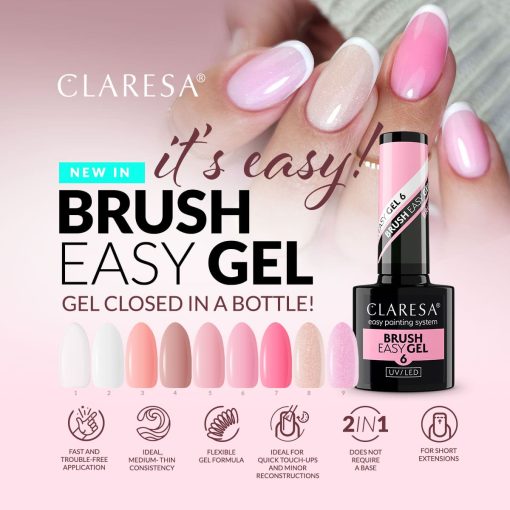 Claresa 3 for 2 BRUSH EASY GEL (Gel in a Bottle) #13 - Image 4