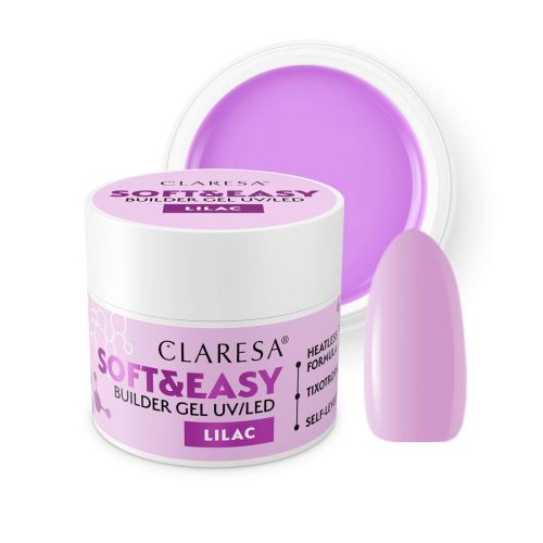 Alternative view of Claresa SOFT&EASY Builder Gel LILAC 12g