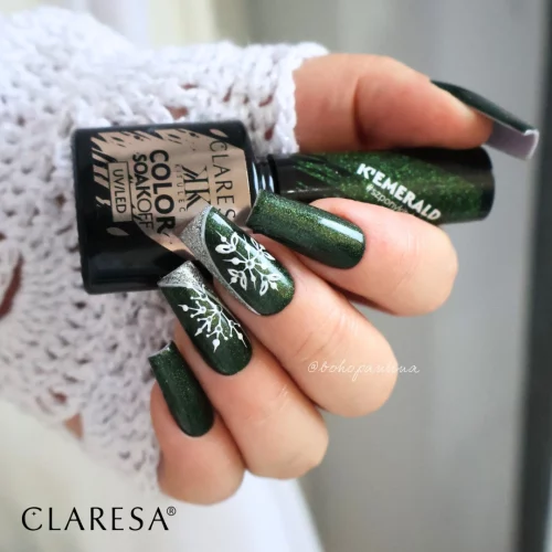 Alternative view of Claresa K'Crystal EMERALD Gel Nail Polish 5g