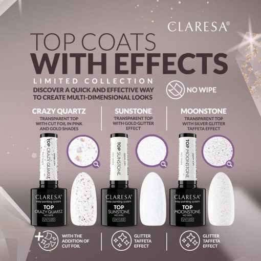 Claresa Top No Wipe CRAZY QUARTZ 5g - Image 7