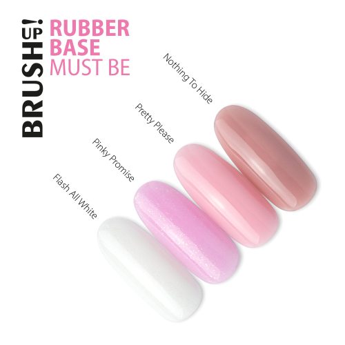 Alternative view of Brushup! UV RUBBER BASE Must Be:  Elastic Fantastic Pretty Please 5g